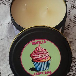 Vanilla Cupcake handmade scented candle